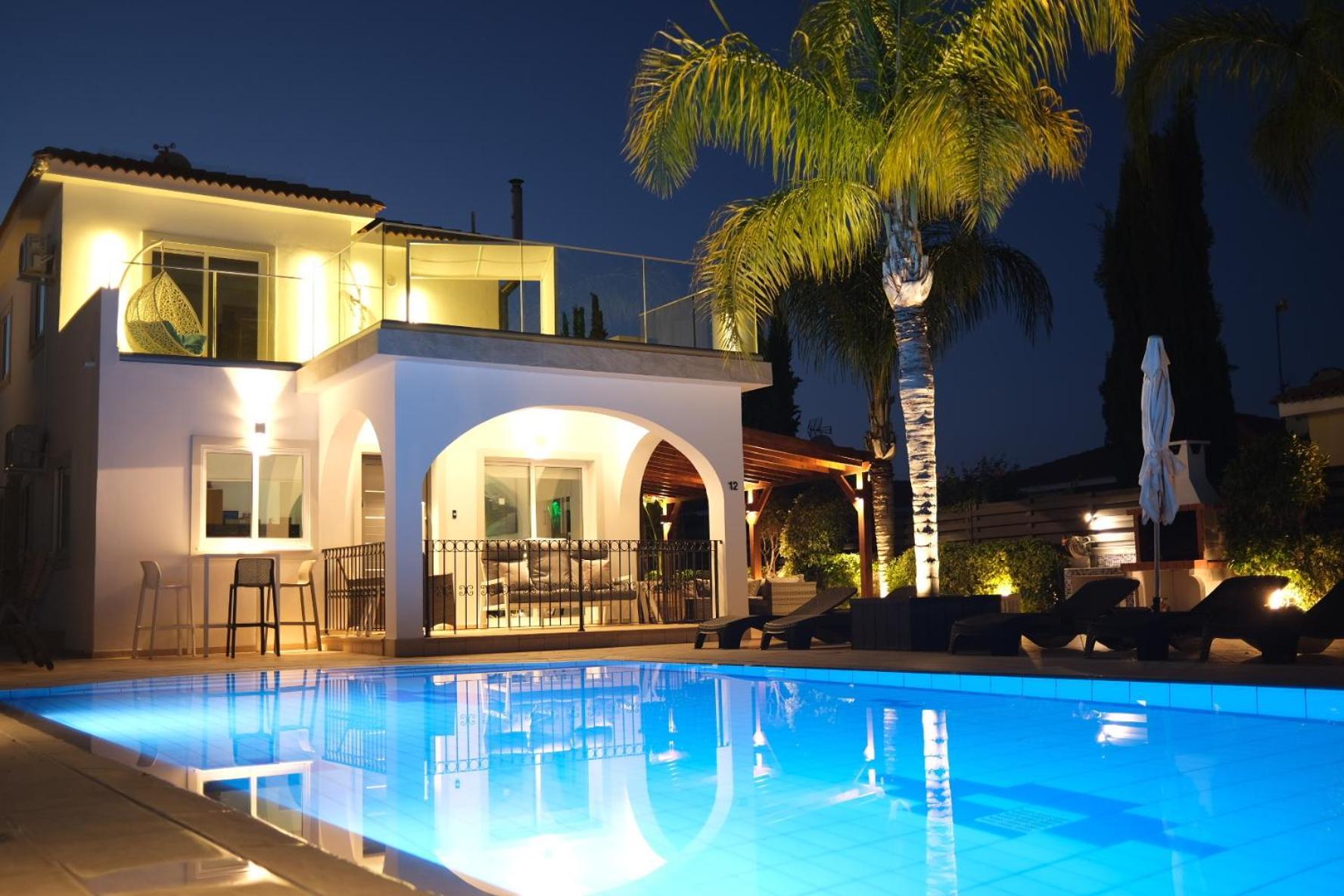 Sunset Villa Private Complex Heated Pool Agia Napa Exterior foto