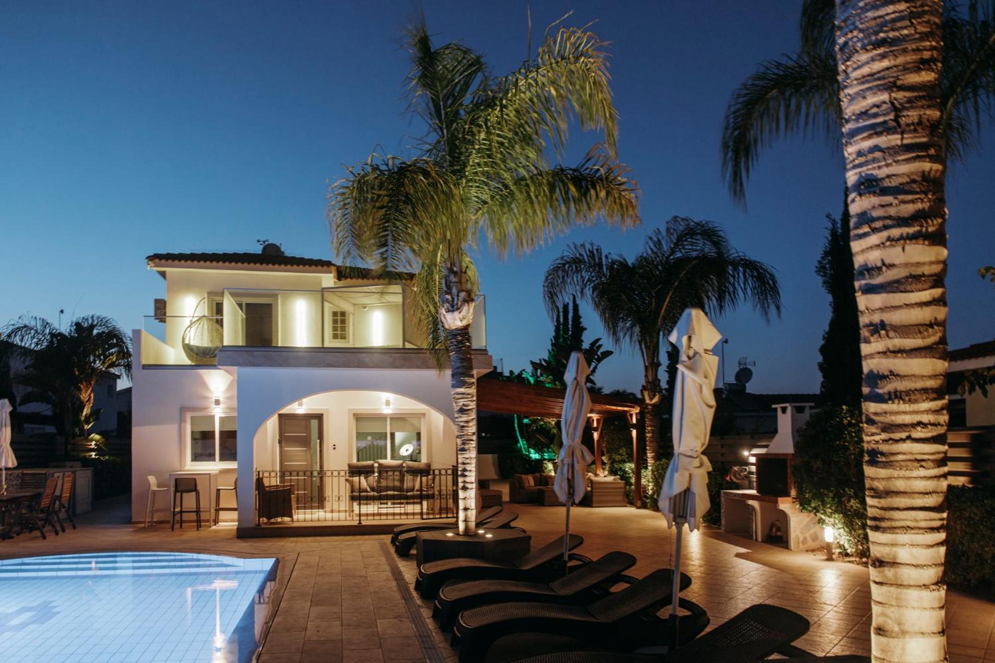 Sunset Villa Private Complex Heated Pool Agia Napa Exterior foto