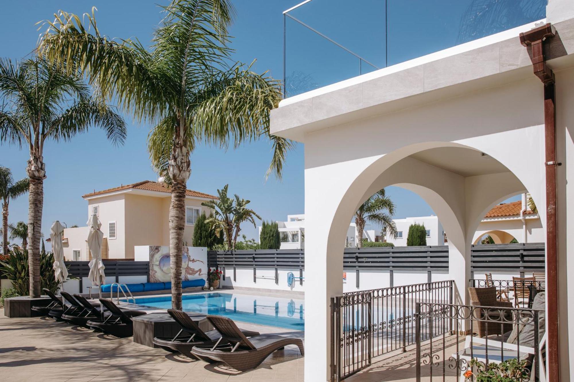 Sunset Villa Private Complex Heated Pool Agia Napa Exterior foto