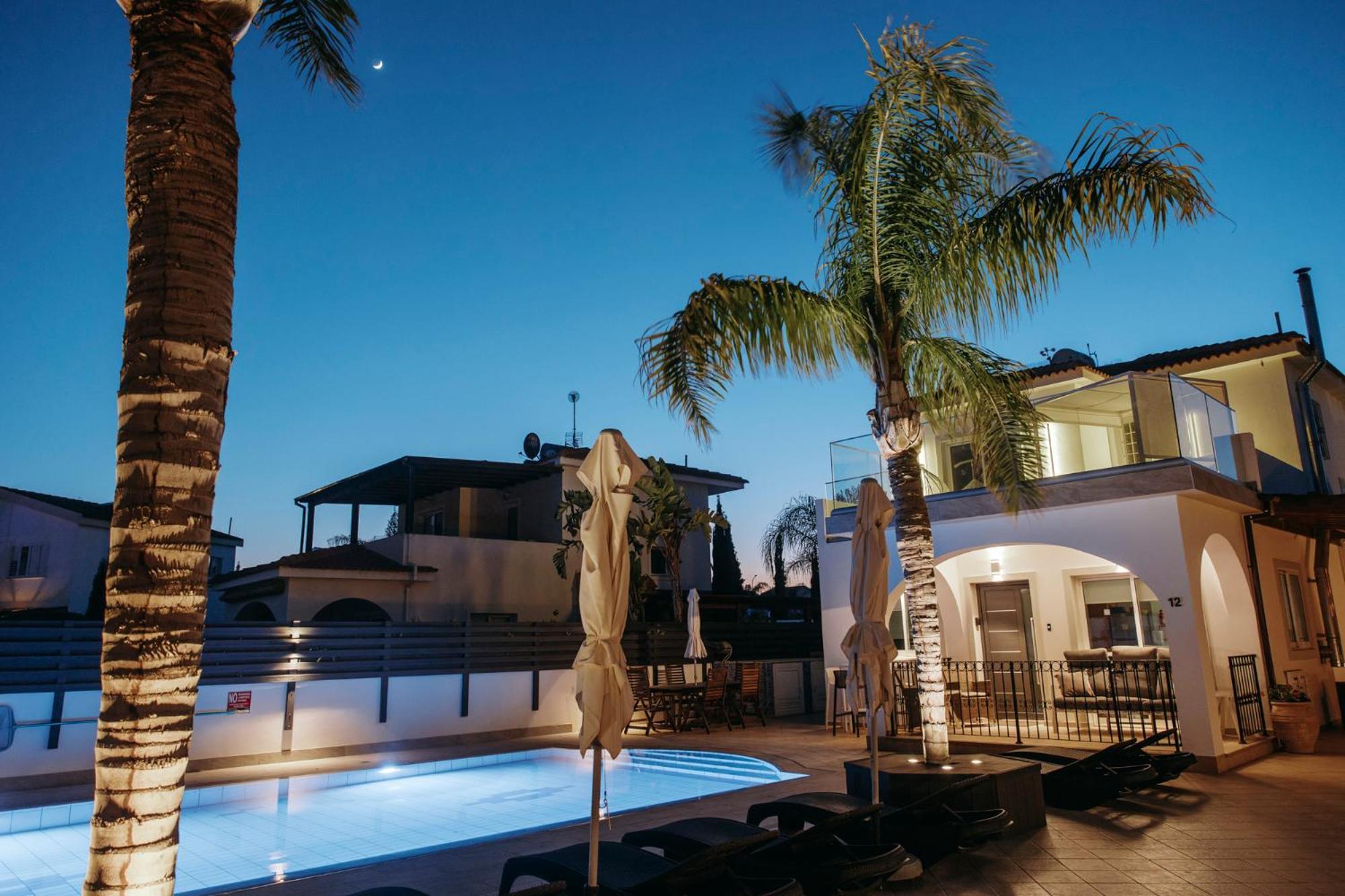 Sunset Villa Private Complex Heated Pool Agia Napa Exterior foto