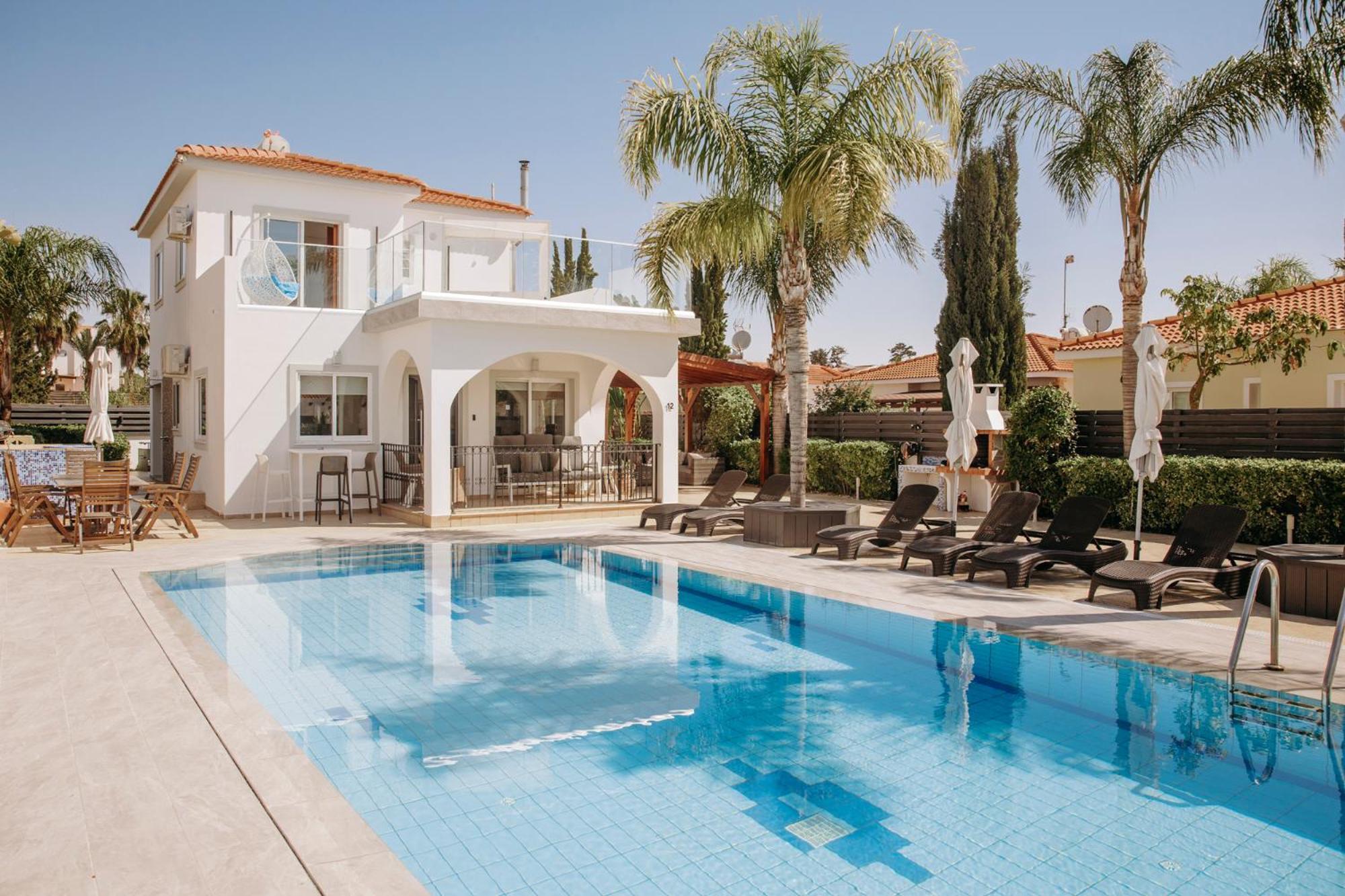 Sunset Villa Private Complex Heated Pool Agia Napa Exterior foto