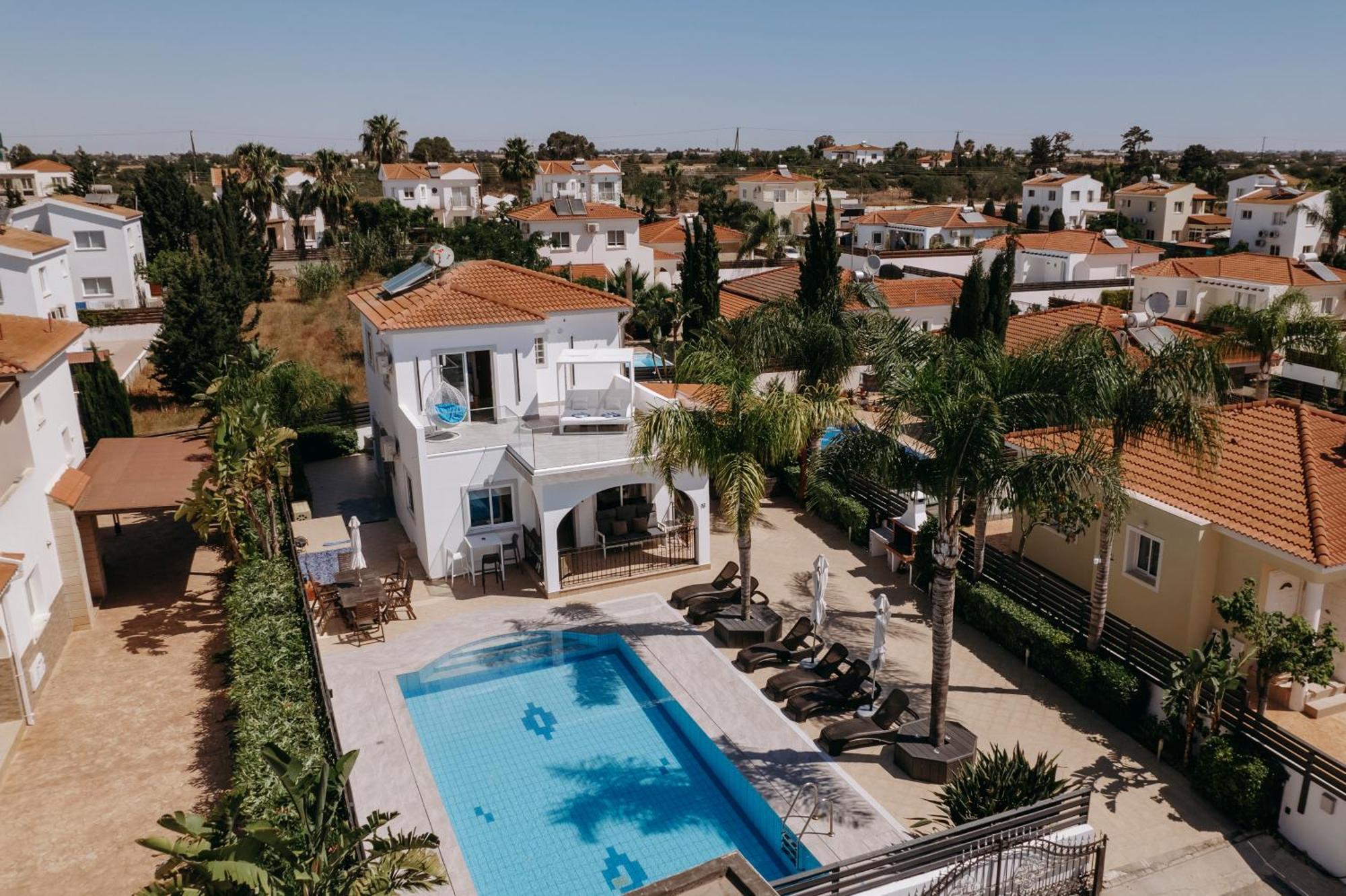 Sunset Villa Private Complex Heated Pool Agia Napa Exterior foto